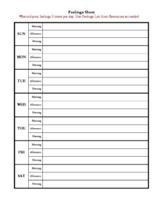 Running on Empty Change Sheets | Dr. Jonice Webb